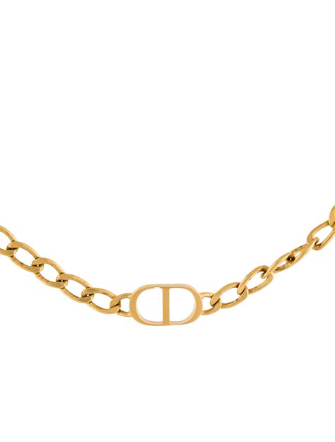 Christian Dior Petit CD Choker Necklace 